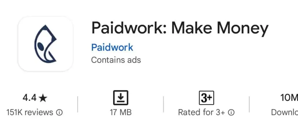 Paidwork Make Money
